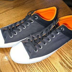Converse Black / Orange Chuck Taylor All Star Shoes 164284F - size 12